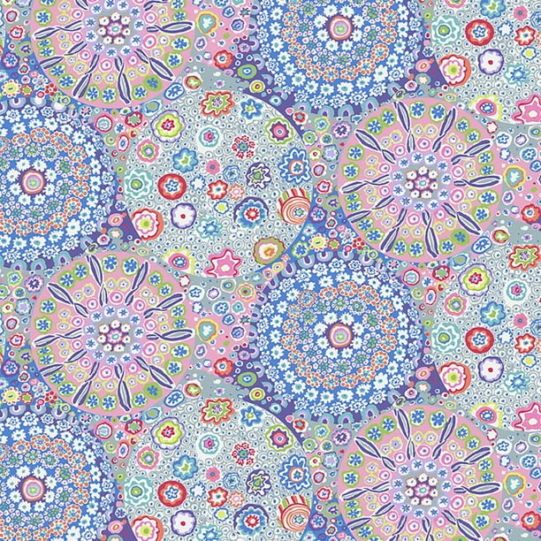 Millefiore Pastel 108 wide backing from the Kaffe Fassett Collective High Quality Quilt Cotton from the bolt
